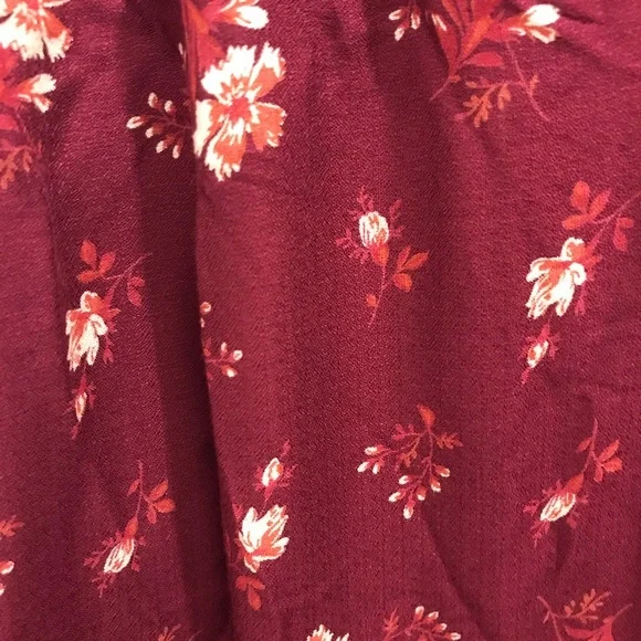 NWT Lucky Brand Boho Peasant Blouse small floral - Picture 3 of 10